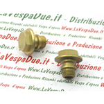 Bullone tappo contenitore getto per fissaggio vaschetta carburatori SHB per PIAGGIO VESPA APE trattorino T111