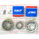KIT COMPLETO DE 6 COJINETES PARA REVISIÓN DE MOTOR VESPA 150 SUPER VBC SEGUNDA SERIE DESDE CHASIS 70200 HASTA 412373