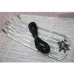 Serie strisce pedana complete alluminio rivetti per VESPA 125 150 VBB 150 GL con listelli largi 18 mm