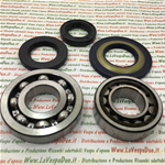 KIT CUSCINETTI E PARAOLI PER REVISIONE ALBERO MOTORE PER VESPA 200 RALLY PRIMA SERIE VSE1T FINO AL TELAIO 33996 PRIMA SERIE