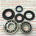 KIT CUSCINETTI E PARAOLI PER REVISIONE ALBERO MOTORE PER VESPA 180 SS VSC1T VSC2T