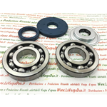KIT CUSCINETTI E PARAOLI PER REVISIONE ALBERO MOTORE PER VESPA 125 VNA2T 2° / 150 VBA 2° 