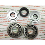 KIT CUSCINETTI E PARAOLI PER REVISIONE ALBERO MOTORE PER VESPA 125 VN1T VN2T VM1T VM2T 150 VL1T VL2T VL3T STRUZZO VB1T DAL 1952