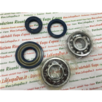 KIT CUSCINETTI E PARAOLI PER REVISIONE ALBERO MOTORE PER VESPA 125 ET3 DAL 1980 ADATTABILE A 50 N / L / R  SPECIAL