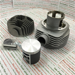 OFFRE SPÉCIALE GROUPE 26031930 PINASCO RACING ÉCHAPPEMENT CHALEUR ALUMINIUM VESPONE RR TRAVERSE AVEC TÊTE AVEC BOUGIE CENTRALE D .63 177 POUR VESPA PX 80 125 150