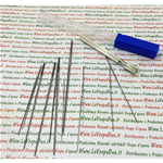 KIT SET MIT 12 FÜNFECKIGEN KEGELIGEN REIBAHLEN MIT AUSTAUSCHBAREM GRIFF ZUM SCHLEIFEN, REINIGEN, NACHBOHRUNGEN, CICLER, SPRÜHDÜSEN, VERGASER