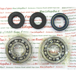 KIT CUSCINETTI E PARAOLI PER REVISIONE ALBERO MOTORE VESPA 125 V30T V31T V32T V33T HOFFMANN DAL 1952