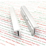 COPRIGANASCE MAGNETICHE CON SUPERFICI PRISMATICHE LUNGHE 140 MM DA 210 GR PER COMPONENTI DI DIVERSE FORME PER TUTTI I TIPI DI MORSA 