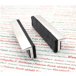 COPRIGANASCE MAGNETICHE CON INSERTO IN FELTRO LUNGHE 120 MM DA 190 GR PER COMPONENTI CON SUPERFICI FRESATE , LISCE O LUCIDATE PER TUTTI I TIPI DI MORSA 