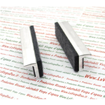 COPRIGANASCE MAGNETICHE CON INSERTO IN FELTRO LUNGHE 100 MM DA 150 GR PER COMPONENTI CON SUPERFICI FRESATE , LISCE O LUCIDATE PER TUTTI I TIPI DI MORSA 