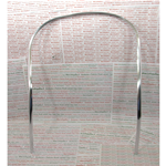 Bordure de bouclier en aluminium poli pour VESPA 50 90 125 NLR PRIMAVERA ET3 SPECIAL ro 070416