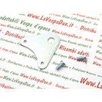 STAFFA PIANA ATTACCO CLACSON CON VITI PER VESPA 50 80 90 125 150 160 180 200 CICLOMOTORI PIAGGIO 50 CIAO BRAVO BOXER SI