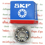 Cojinete SKF 6201 C3 12X32X10 Tambor de freno delantero VESPA Lado interior Eje de rueda delantera 50 80 90 125 150 200 NLR SPECIAL PRIMAVERA ET3 VNA VNB GL VB1T VBB GSS VNB VL VL V51 V51 98 VU1T