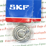 Cuscinetto a sfere SKF 6201-2Z 12X32X10 per tamburo anteriore VESPA 80 125 150 200 P X PX E ARCOBALENO ELESTART P E r.o. 007135