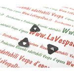 FERMO PIASTRINA MOLLETTA ELASTICA ADATTABILE R.O. 008108 PER FISSAGGIO TARGHETTA ANTERIORE / POSTERIORE / LATERALE PER VESPA 50 80 125 150 160 180 200 