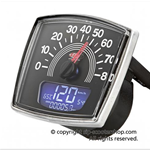 Contachilometri contagiri SIP 50001720 2.0 per VESPA 50 SPECIAL ELESTART ET3  quadrante nero numeri bianchi 20 funzioni digitale analogico