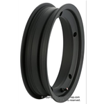 Llanta tubeless SIP 80176100 en aluminio negro para neumáticos 3.50 10" para VESPA 160 GS 180 SS