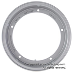 Llanta tubeless SIP 81017000 en aluminio plata para neumáticos 100/80 90 - 10" VESPA 50 80 90 125 150 160 180 200 ET3 PK S XL SPRINT GT TS GL GS SS PX PE T5 RALLY COSA