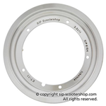 Llanta trasera tubeless SIP 83045000 tipo ancho en aluminio pulido para neumáticos 110/120/130 - 11" para VESPA 125 150 160 180 200 GT TS GL GS SS PX PE T5 RALLY COSA