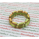ANILLO DE TUERCA DE BLOQUEO DE COJINETE DE RUEDA TRASERA 9 MUESCAS PARA VESPA 125 150 180 VNA VBA 48,75 MM X 1,5 MM - CANTO 4,15 MM RO 046688
