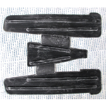 ALFOMBRILLA DE GOMA NEGRA PARA REPOSAPIÉS VESPA 125 VNA1T VNA2T VNB1T VNB2T