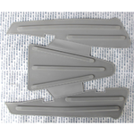 ALFOMBRILLA DE GOMA PARA REPOSAPIÉS GRIS PARA VESPA 150 GS VS1T VS2T VS3T VS4T VS5T