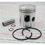 PISTÓN GOL PARA PIAGGIO VESPA 180 SS SUPER SPORT VSC DE 1965 CON MEZCLA AL 2% bandas