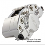 PINZA FRENO SIP GRIMECA ANTERIORE ARGENTO ANODIZZATO CLASSIC GRIMECA PER VESPA PX 125 150 200 `98 MY SIP 56401000