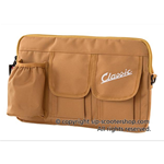 Bolsa de nylon marrón SIP CLASSIC 40010260 para baúl VESPA LAMBRETTA MOTO GUZZI MOTOM HONDA HARLEY DAVIDSON con correas