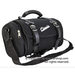 Bolsa para baúl superior SIP CLASSIC 40010230 de nylon negro para portaequipajes para VESPA LAMBRETTA MOTO GUZZI MOTOM HONDA HARLEY DAVIDSON completa con correas