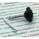 KIT DADO TAPPO / POMELLO BENZINA COMPLETO DI TIRANTE E COPPIGLIA PER VESPA TUTTE MODELLO ECONOMICO