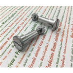 PAR DE TORNILLOS CROMADOS CON TUERCAS PARA FIJACIÓN DEL TRAVESAÑO DEL MOTOR AL CHASIS PARA VESPA 98 V98T 125 V1T