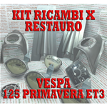 KIT DI RICAMBI PER RESTAURO VESPA 125 PRIMAVERA ET3 VMB1T