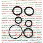 KIT DI 6 PZ O - RING PER REVISIONE COMPLETA DEL TUBO STERZO FORCELLA PER VESPA PK 50 125 S PK XL RUSH N FL FL2 AUTOMATICA FL2 HP 125 FL PK AUTOMATICA VAM1T