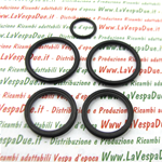KIT DI 5 PZ O - RING PER REVISIONE COMPLETA DEL TUBO STERZO FORCELLA PER VESPA PK 50 XL V5X3T