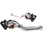 COPPIA LEVE ARGENTO 6 REGOLAZIONI REGOLABILE VESPA N L R SPECIAL PRIMAVERA ET3 PK S XL VNA VNB TS GT GTR SPRINT VBA GS SS RALLY PX PE 50 80 90 125 150 160 180 200 