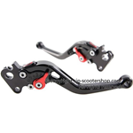 COPPIA LEVE SPORTIVE NERE A 6 REGOLAZIONI FRESATO IN CNC REGOLABILE SIP 28006400 PER VESPA 50 80 90 125 150 160 180 200 N L R SPECIAL PRIMAVERA ET3 PK S XL VNA VNB TS GT GTR SPRINT VBA GS SS RALLY PX PE