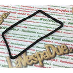 GUARNIZIONE INTERNA NERA PER CORPO VETRO FRECCIA POSTERIORE AMBI LATO  DESTRA SINISTRA VESPA PX 80 125 150 200 PE T5 LUSSO