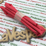 GUAINA TERMORETRAIBILE TERMORESTRINGENTE ROSSA DIAMETRO ESTERNO 4,8 MM FINO A 2,4 MM CON CALORE PER RIPARAZIONI O PROTEZIONI IMPIANTO ELETTRICO 1 METRO