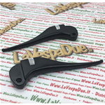 Coppia leve sport regolabili in alluminio nero per freno e frizione con registri cavi per VESPA 50 80 125 150 160 180 200 PX N L R SPECIAL PRIMAVERA SPRINT TS GS GT RALLY SS  adattabile a tutti i modelli