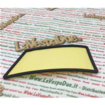 GUARNIZIONE ESTERNA NERA PER FRECCIA POSTERIORE SINISTRA PER VESPA PX 80 125 150 200 PE T5 LUSSO CON PELLICOLA ADESIVA