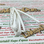 HEAT SHRINKABLE SLEEVE WHITE EXTERNAL DIAMETER 9.5 MM UP TO 4.75 MM WITH HEAT FOR REPAIRS OR PROTECTIONS OF ELECTRICAL SYSTEMS 1 METER