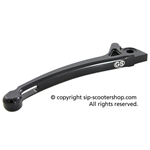 POMPE DE FREIN À LEVIER SPORT NOIRE GRAND-SPORT EN ALUMINIUM CNC SIP 281028SWHT POUR VESPA 80 125 150 200 PX AVEC FREIN À DISQUE À PARTIR DE 1998