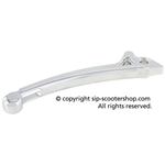 LEVIER SPORT droit POMPE DE FREIN ARGENT GRAND - SPORT EN ALUMINIUM CNC SIP 281028SB POUR VESPA 80 125 150 200 PX AVEC FREIN À DISQUE À PARTIR DE 1998