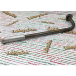 EISENSTARTERHEBEL MIT ALUMINIUMKNOPF FÜR APE 125 30 MM BUCHSENSITZ HANDGEFERTIGTES PRODUKT