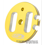 PULEGGIA RULLO COMANDO CAMBIO SIP 13979461 COLOR GIALLO ANODIZZATO CANOTTO DELLO STERZO CAMBIO RAPIDO PER VESPA 125 VNB3T VNB4T VNB5T VNB6T 150 VB1 VBA VBB VGLA B GS VS2 VS3 VS4 VS5 160 GS 