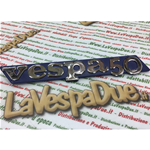 ABS-KUNSTSTOFF-SEITENPLATTE MIT GESCHRIEBENEM EMBLEM BLAU FÜR VESPA 50 FL FL2 HP RO 259393