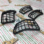 Serie kit 4 pz Griglie in MOPLEN NERE parasassi frecce anteriori e posteriori per VESPA PX PE T5 80 125 150 200