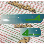 CALCOMANÍAS ADHESIVAS PARA TOP BOX RO 296307 + LATERAL RO 296308 BASE TRANSPARENTE DE 4 VELOCIDADES PERFORADA PARA CARROCERÍA Y TOP BOX PARA VESPA 50 FL2 HP V5N2T DE 1991 A 1997 125 PK HP FL