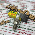 Candela BOSCH WR5CC schermata anti interferenze con nucleo in rame e resistenza antidisturbo equivalente NGK  BR7ES passo lungo per VESPA 200 160 180 PX PE GS SS